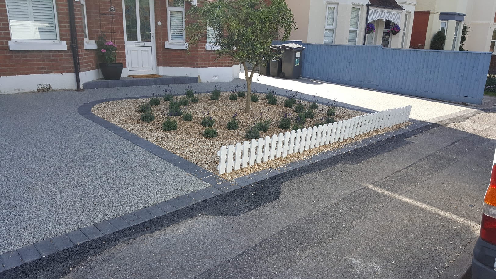 after new driveway