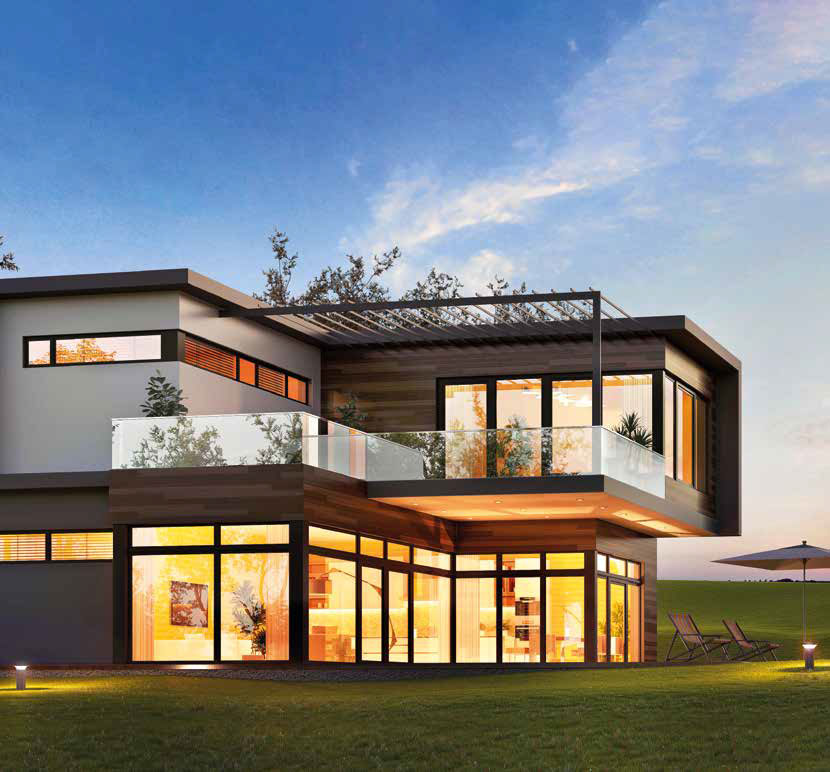 modern house render