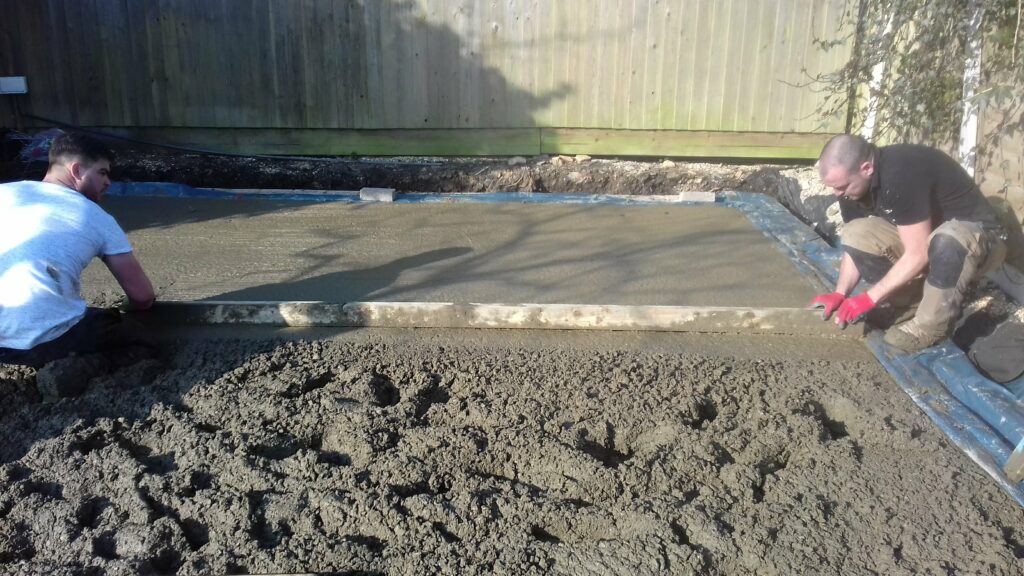 20180223_100359 concreting garage floor