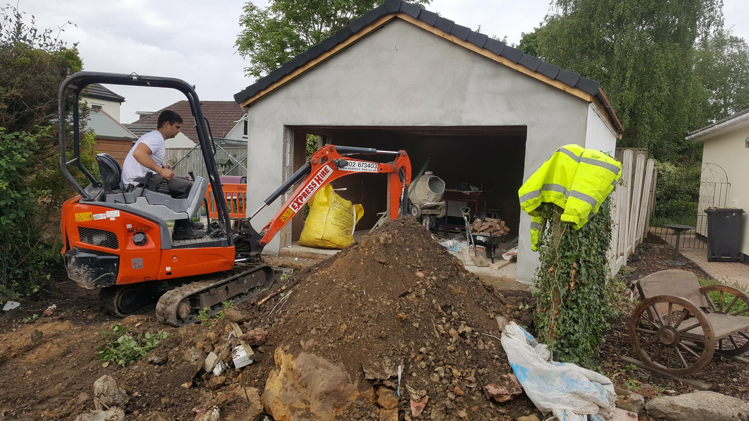 Garage Build Wimborne